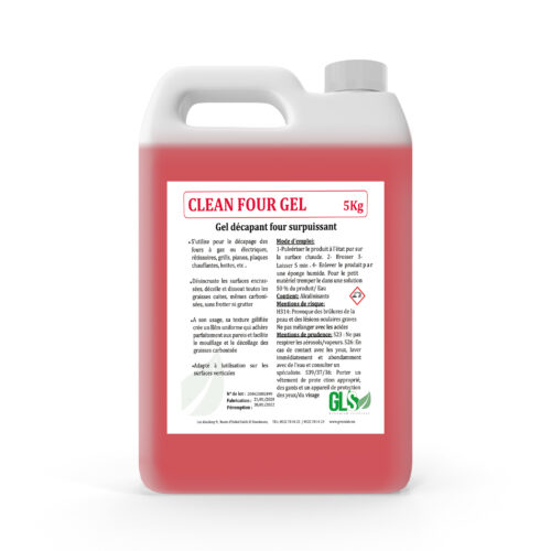 GEL NETTOYANT FOUR GRILL FRITEUSE 5L