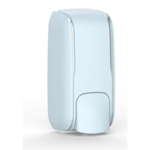 DISTRIBUTEUR À SAVON MANUEL MURAL BLANC – 1L