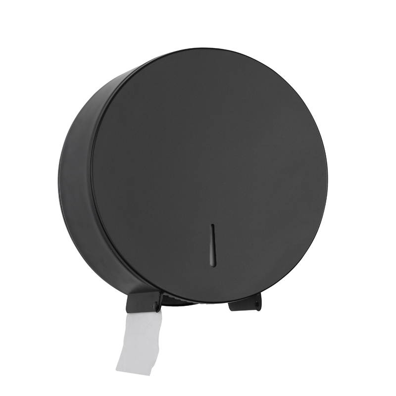 DISTRIBUTEUR DE PAPIER TOILETTE EN ACIER NOIR