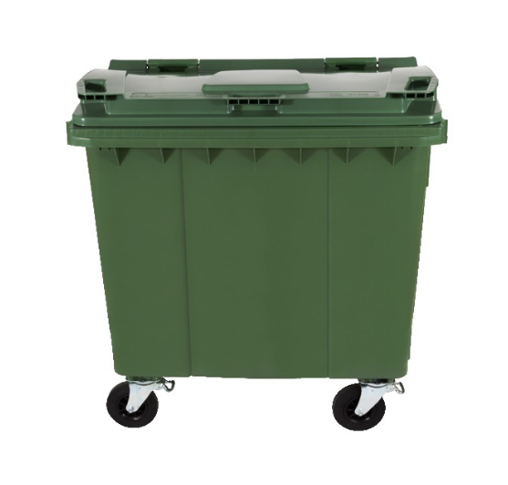 CONTENEUR POUBELLE D’EXTÉRIEUR 770 LITRES – Robustesse et Grande Capacité