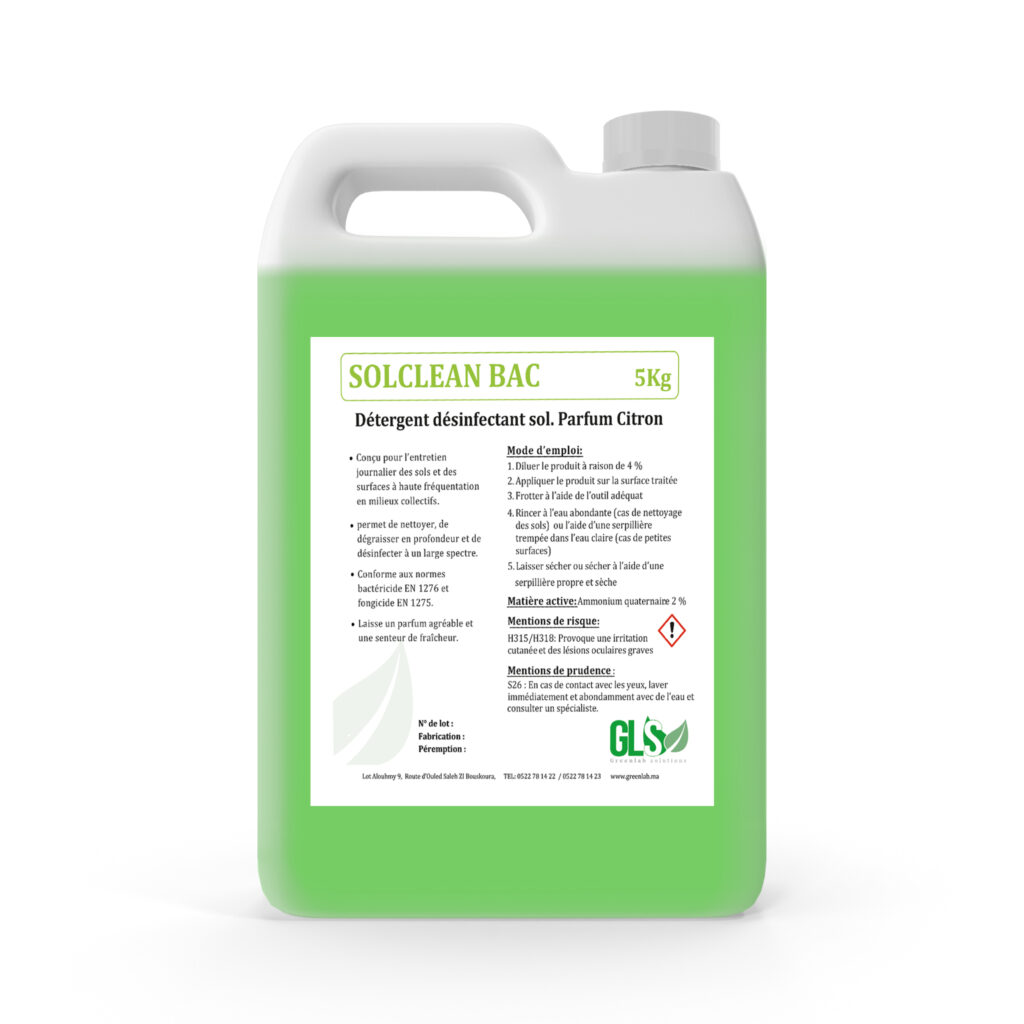 Nettoyant Désinfectant Parfumé Professionnel pour Sols