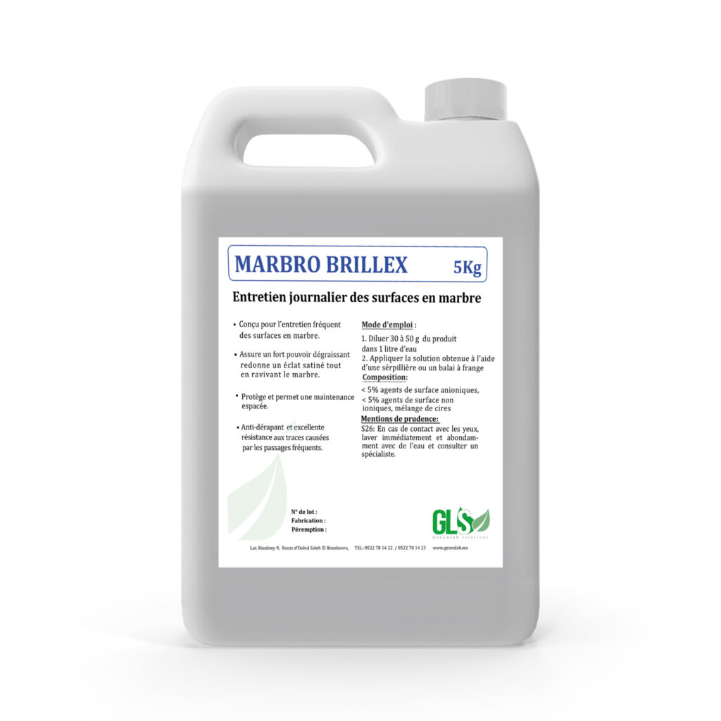 Nettoyant du Marbre – MARBRO BRILLEX – 5KG
