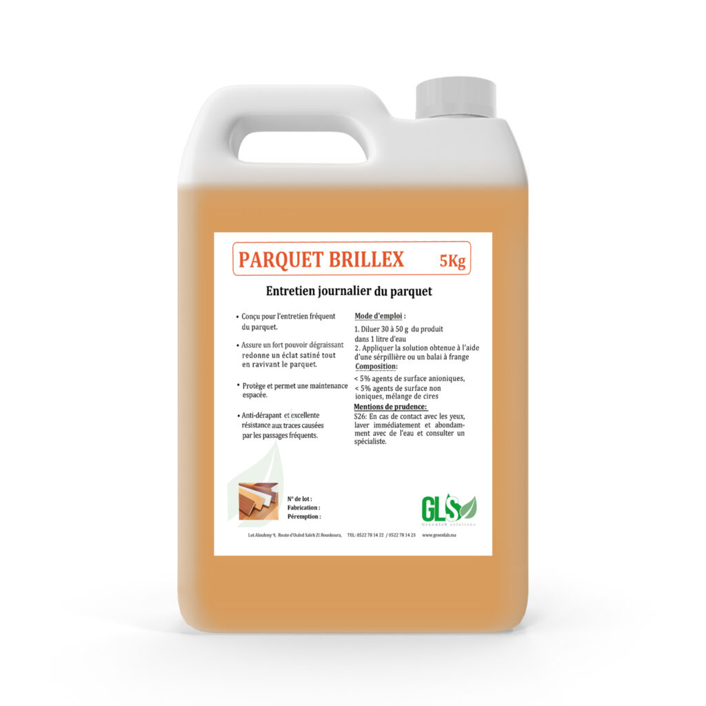 NETTOYANT DU PARQUET – PARQUET BRILLEX 5KG
