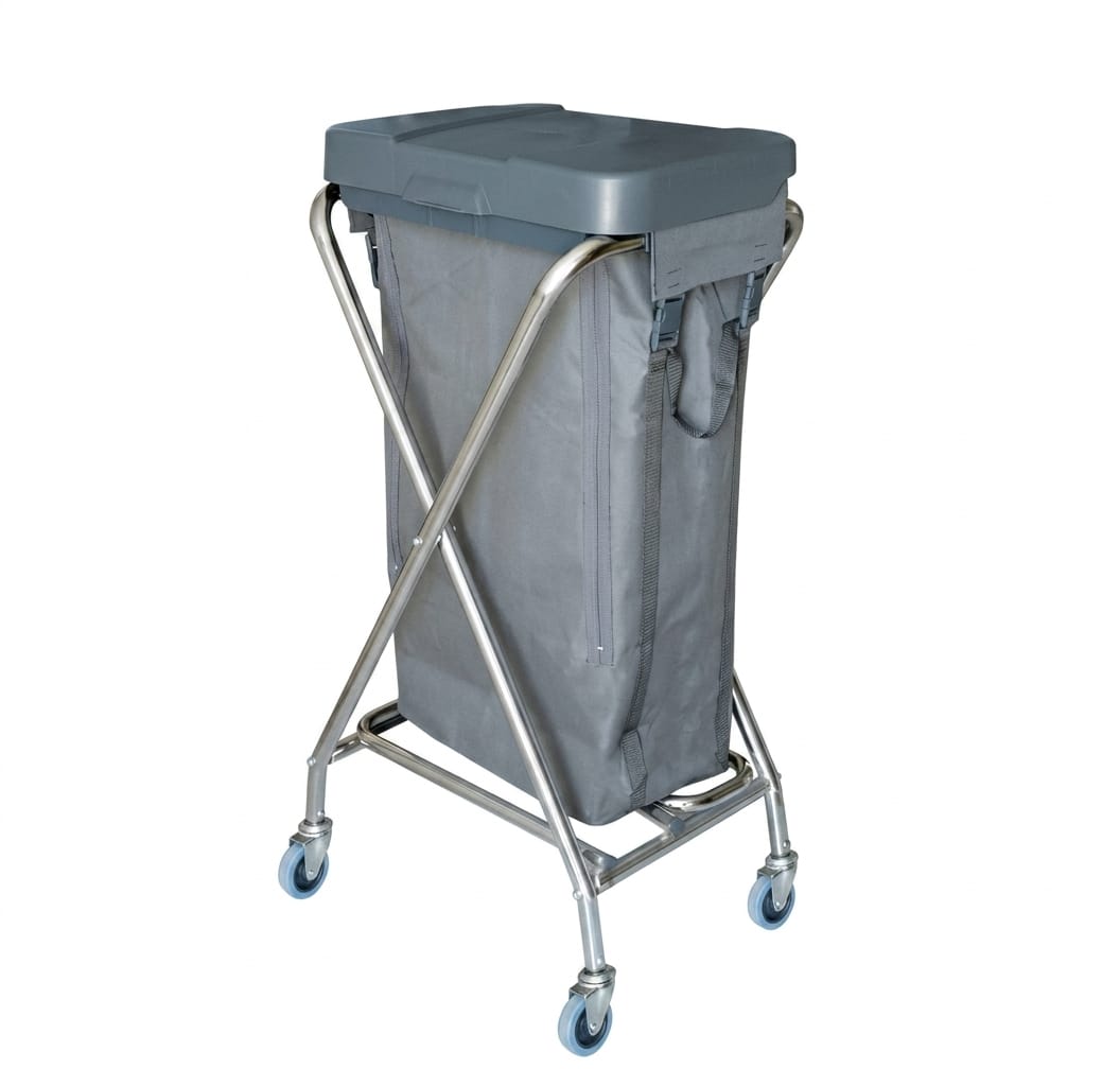 Chariot de Collecte du Linge & des Déchets Croisé
